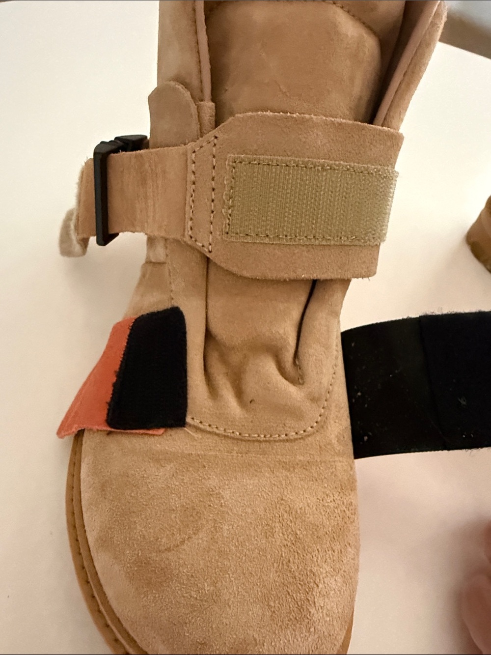 Rick Owen’s X Birkenstock Hancock Rotterhiker Extro Boots Tan/Orange Sz 40 - Picture 13 of 14